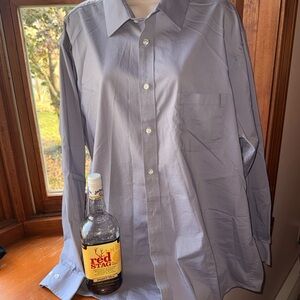 Arrow Men's Casual Gray Pinstripe Shirt